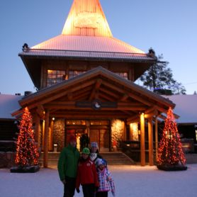 L'entrata della residenza di Babbo Natale