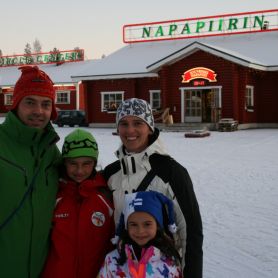 Nel villaggio di Babbo Natale