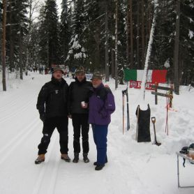 Con gli Alpini in pista